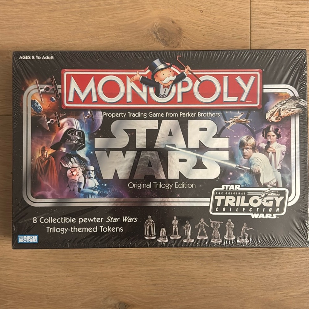 New, Unopened Monopoly Star Wars Original Trilogy Edition